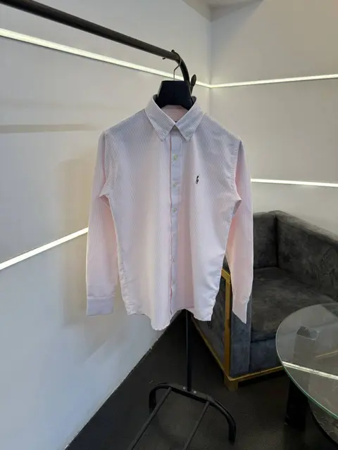 Ralph lauren pink imported oxford lining shirt