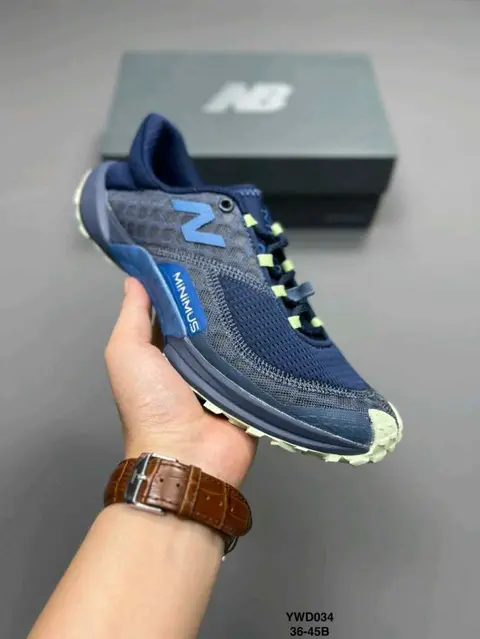 new balencee navy Blue Minimus Trail Vintage 362