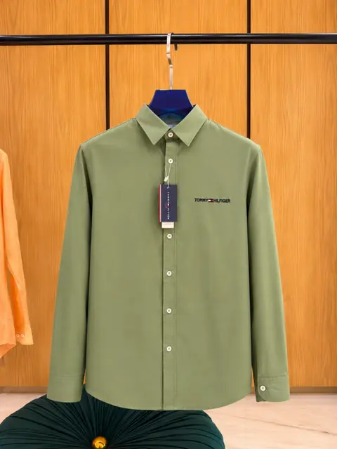 Tommy HILFIGER IMPORTED STORE ARTICLE SHIRT LINEN FABRIC