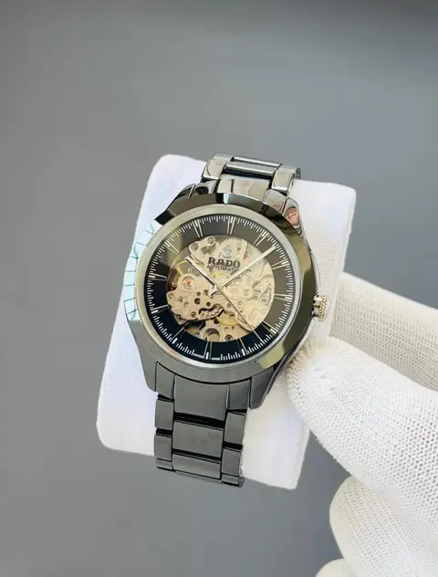 Rado Hyperchrome Skeleton Black-Silver