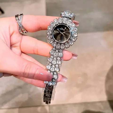Dior Dimond Silver-Black