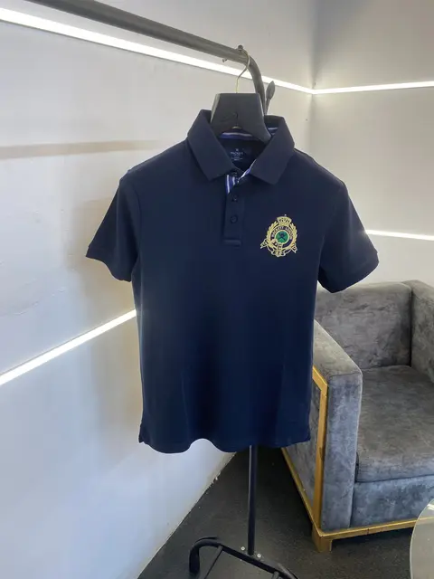 Hackett aston martin imported polo tshirt navy blue