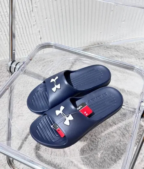 Under Armor Core PTH Navy Blue Slides