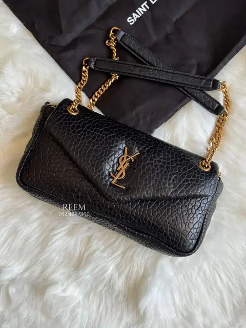 Ysl CB Calypso Black Shoulder Bag With Original Box Dust Cover CarryBag Premium Packaging