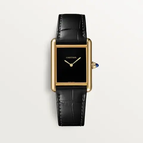 Cartier Tank Must Premiums Black Gold