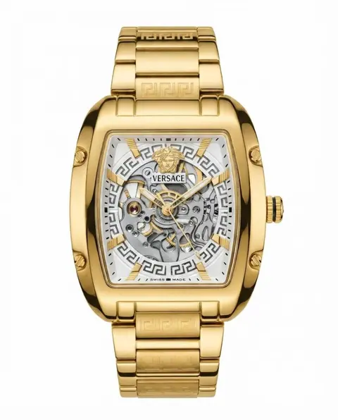 Versace Dominus Sktl Men Automatic Gold white Dial