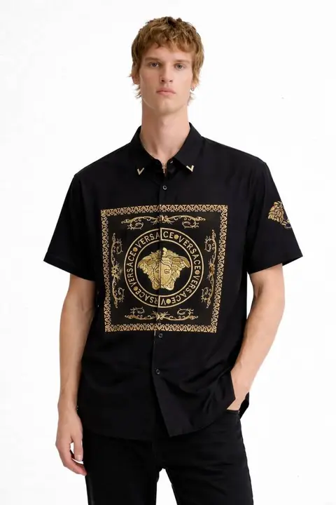 Versace IMPORTED STORE ARTICLE DIAMOND SHIRT