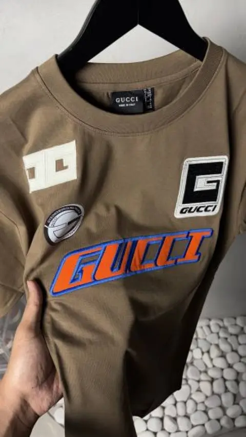 Gucci Premium Patch Logo T-Shirt 1302 Sale Offer VS1000