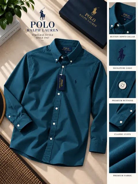 Ralph Lauren Premium Cotton Lycra Shirts 2577