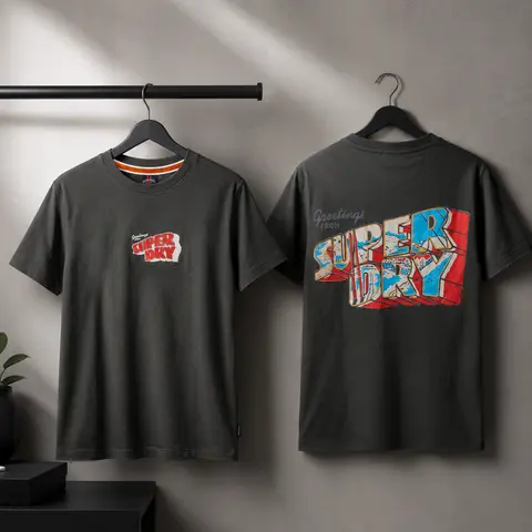 Supe r Dry Premium Round Neck T-Shirt 2332. Sale offer VS1000
