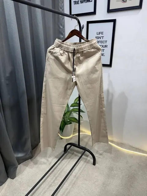 Zarra Summer imported linen trouser beige