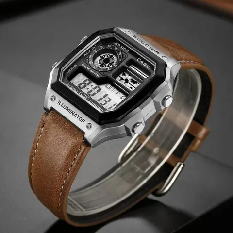 Casio AE-1200 Illuminator Light Brown - J1233