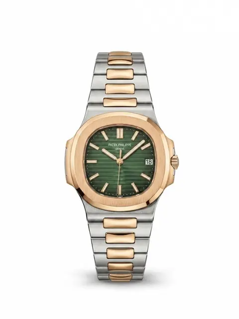 Patek philipe Nautilus Quartz 2Ton-Copper-Green