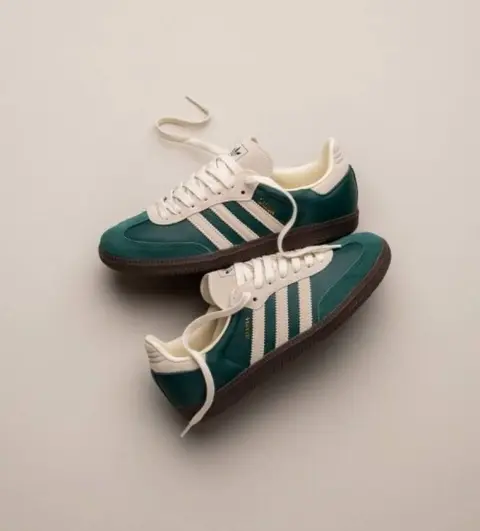 Adidas samba og collegiate green cream white