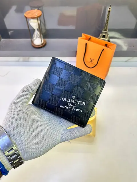 Lv Loui Black Premium Quality Wallet Fa 876