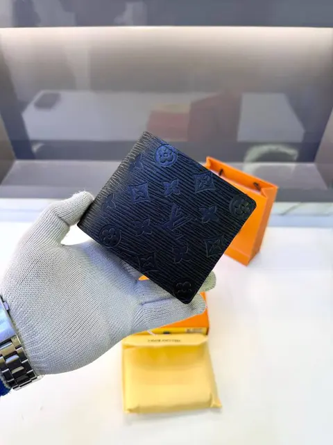 Lv Loui Black Premium Quality Wallet Fa 1164