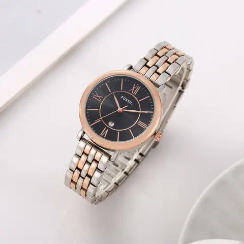 Fossil Jacqueline 2Ton-Copper-Black