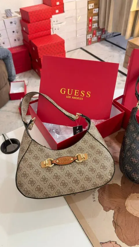 Guess Hobo Shoulder Bag With Original Box & DustCover