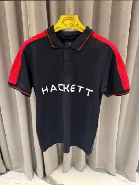 No return Hacke t imported Polo tshirt Black Red