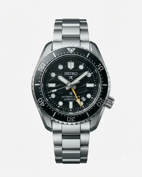 Seiko Prospex 1968 Heritage GMT Silver Black Dial