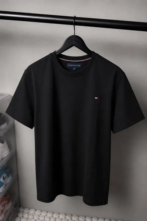 Tommy Hilfiger Premium Round Neck T-Shirt with OG Box Packaging 1572 Sale VS1000