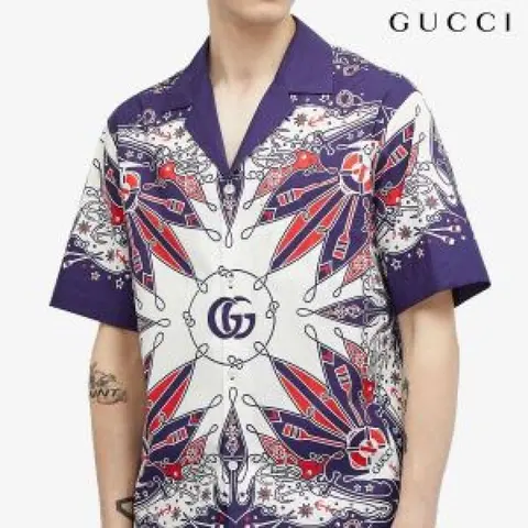 Gucci Premium Mongram Printed Shirt