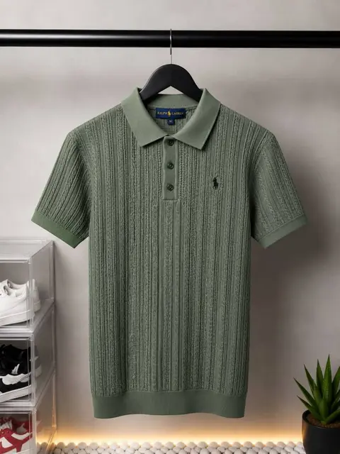 Ralph Lauren Premium Knit Polo T-Shirt 2024