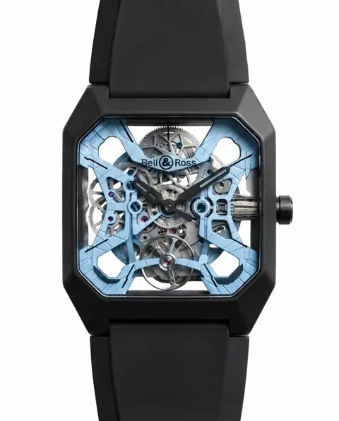 Bell&Rose BR03 Cyber automatic Black Sky Blue Dial