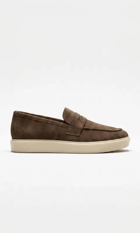 ZARRA BROWN SUEDE LOAFER 600