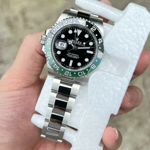 Rolex Oyster perpetual Gmt master Steel-Aqua Blue