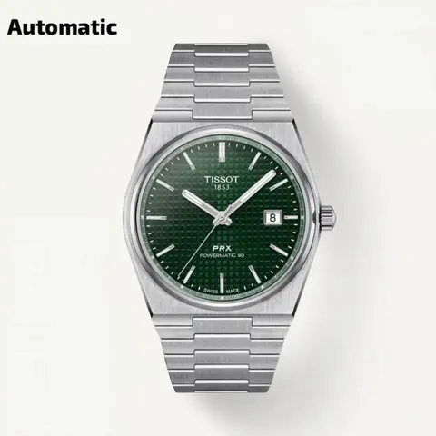 Tissot 1853 Prx Automatic Top Quality Silver-Green