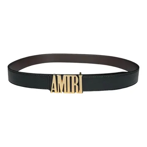 Amiri Premium Belt A-002 Gold
