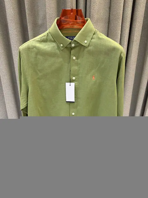 Ralph Lauren Linen Premium Shirt Green