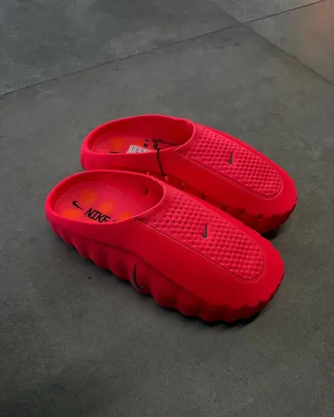 Nike Mind 001 Mules In Solar Red