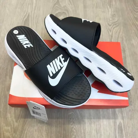 Nike Classic Cloud Sole Premium Black White Flip-Flop
