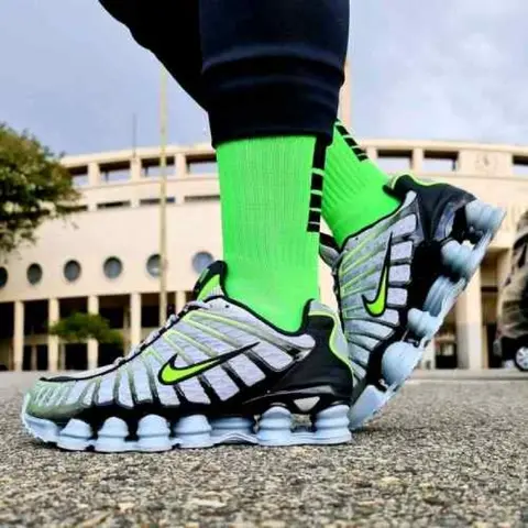 Nike Shox Tl Wolf Grey Lime Blast Grailed