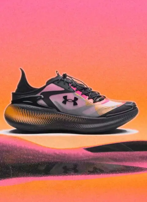 Under Armorr Echo Slipspeed Black Rebel Pink