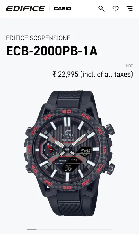 Casio Edifice Ecb-2000PB