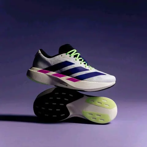 Aadiddass AdiZero Evo SL White Purple Lime Burst 6026