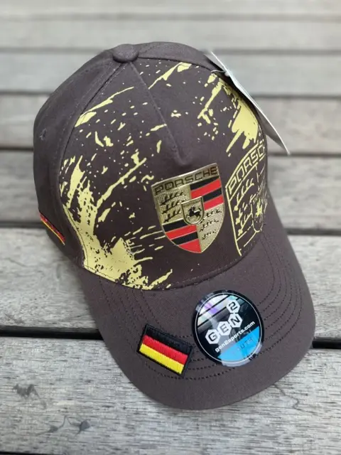 Ferrari Porche Chocolate Brown Premium Unisex Cap (With Box)