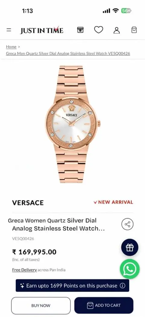Versace e Watch For Her 771