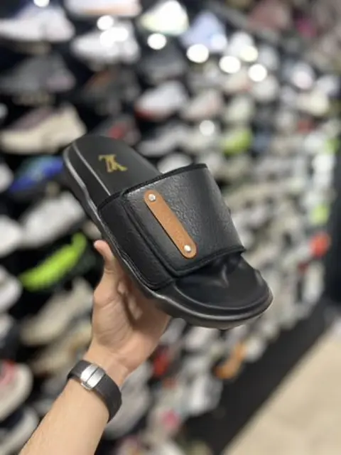 Louis Vuitton Black Slide