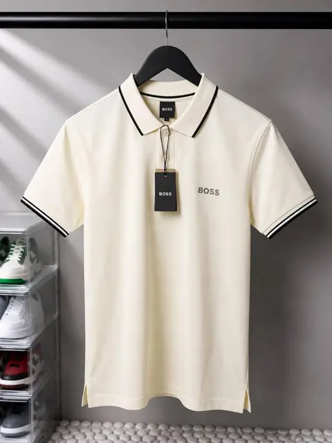 Hug Bos s Premium Polo T-Shirt With OG Box Packaging 1792