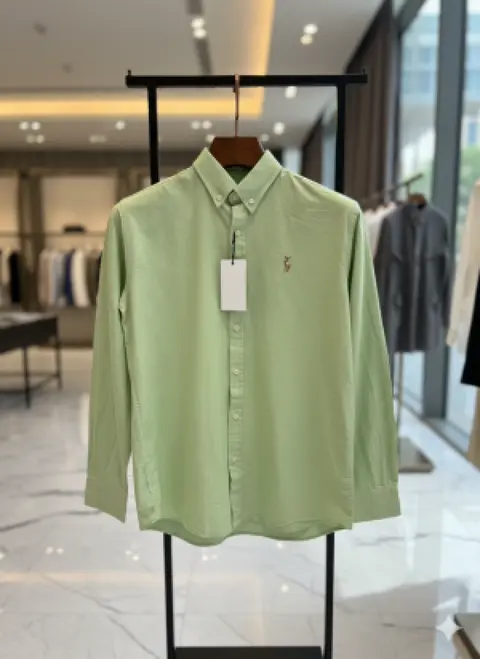 DIWALI DHAMAKA SALE RETURN NO RALF LAUUREN LINEN SHIRTS LIGHT GREEN