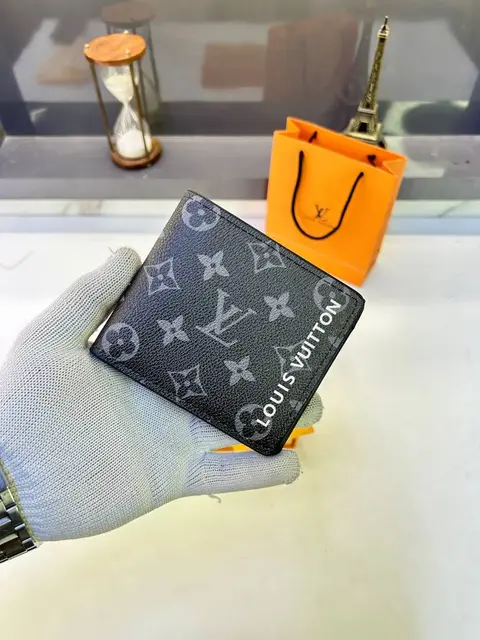 Lv Loui Black Premium Quality Wallet Fa 881