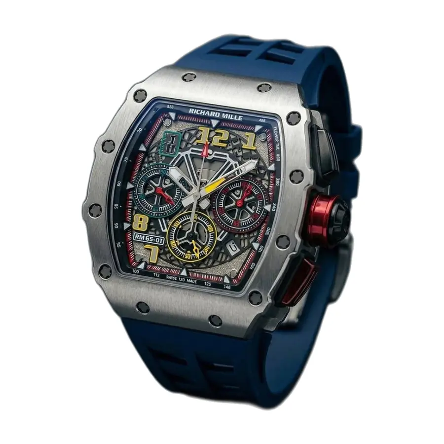 Richard Mille RM 50-03 Tourbillon Blue-Silver - front view