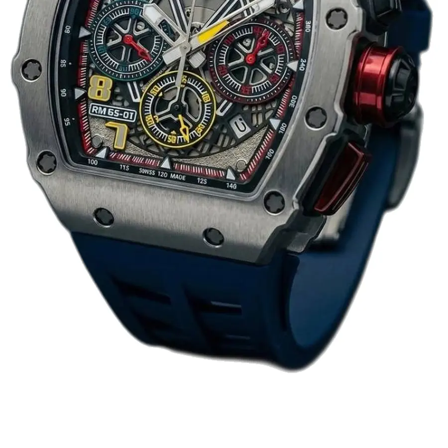 Richard Mille RM 50-03 Tourbillon Blue-Silver - strap