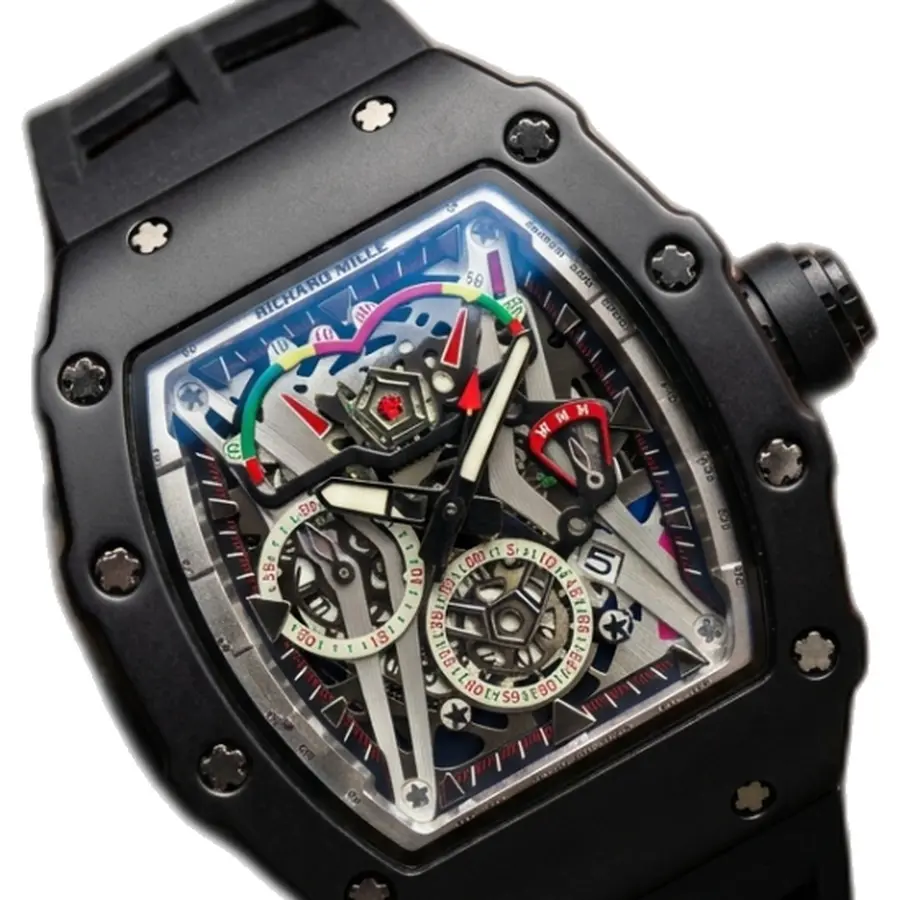 Richard Mille RM 65 Full Black - dial close-up