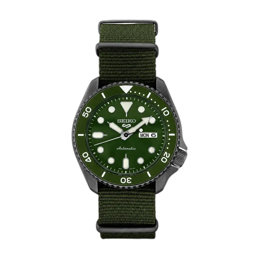 Seiko 5 Sports SRPD79K1 Green - front view